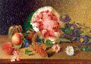 Peale, James Still Life with Watermelon oil painting reproduction